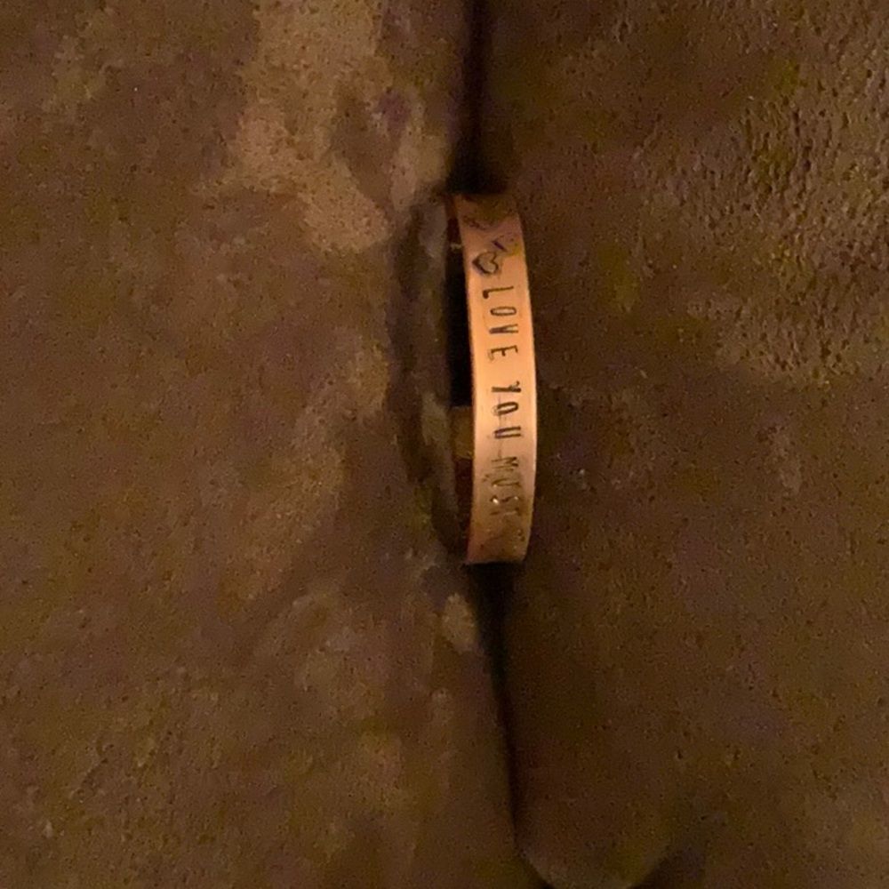 Handmade Copper cuff - Picture 2 of 5